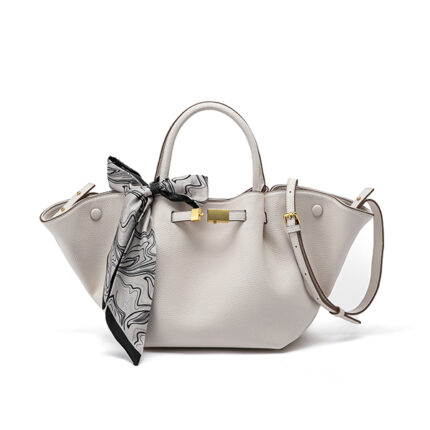 Wing  Cowhide Leather Tote Handbag